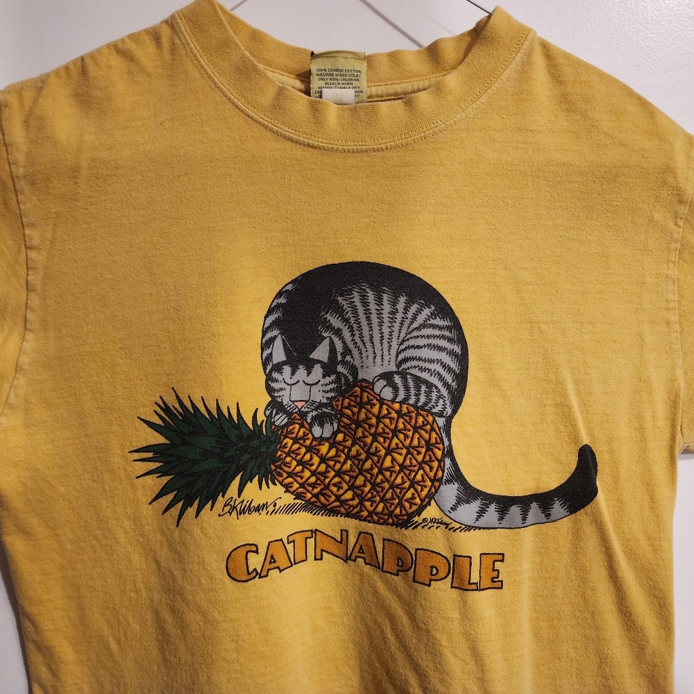 Catnapple Vintage Crazy Shirts Hawaiian Size S